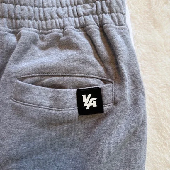 YoungLA 225 Snap-Off Joggers Mens Large Gray White Tear Away Sweatpants YLA2204 - Picture 9 of 9